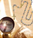 rosary sky blue P011